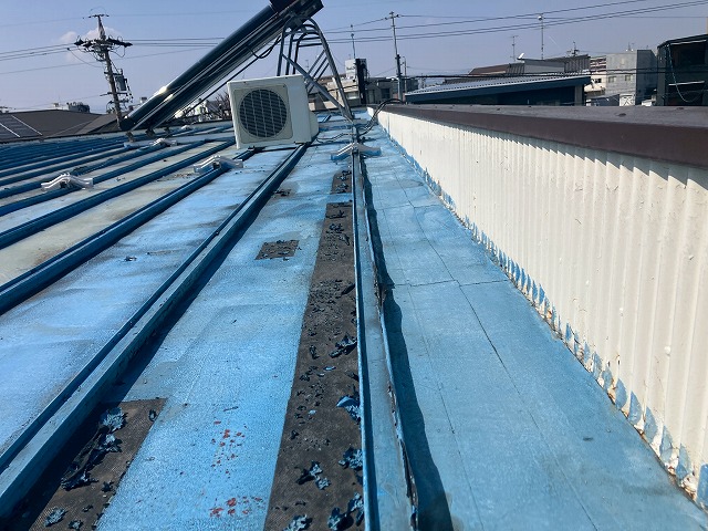 パラペットの状態確認